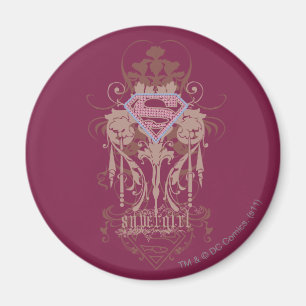 Supergirl Jewel Logo Magnet