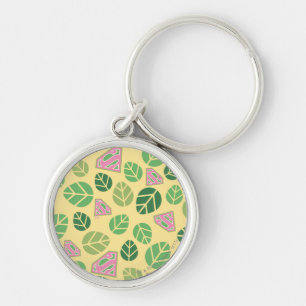 Supergirl Leaf Pattern Key Ring