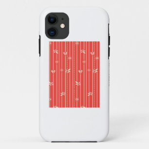 Supergirl Leaf Pattern Red iPhone 11 Case