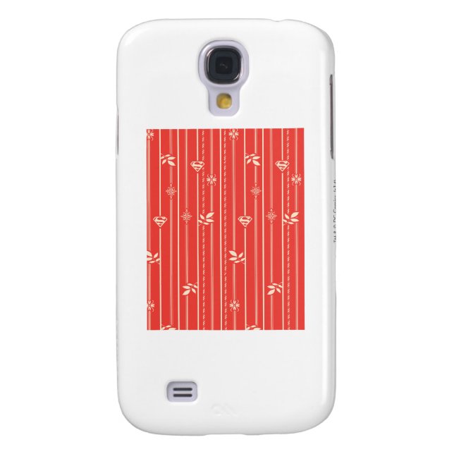 Supergirl Leaf Pattern Red Case-Mate Samsung Galaxy Case (Back)