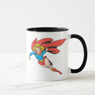 Supergirl Leaps and Punches Mug