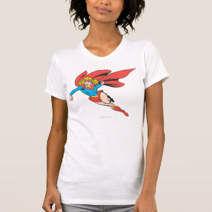 Supergirl Leaps and Punches T-Shirt