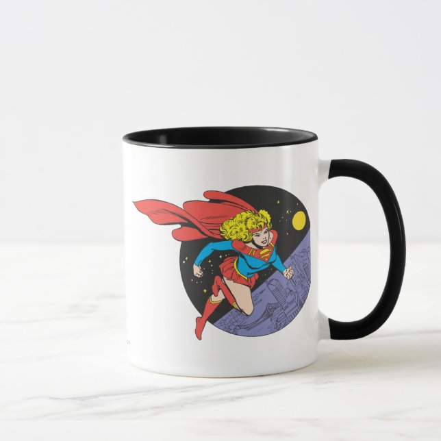 Supergirl Leaps in Space Mug (Right)