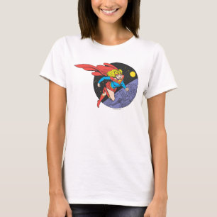 Supergirl Leaps in Space T-Shirt