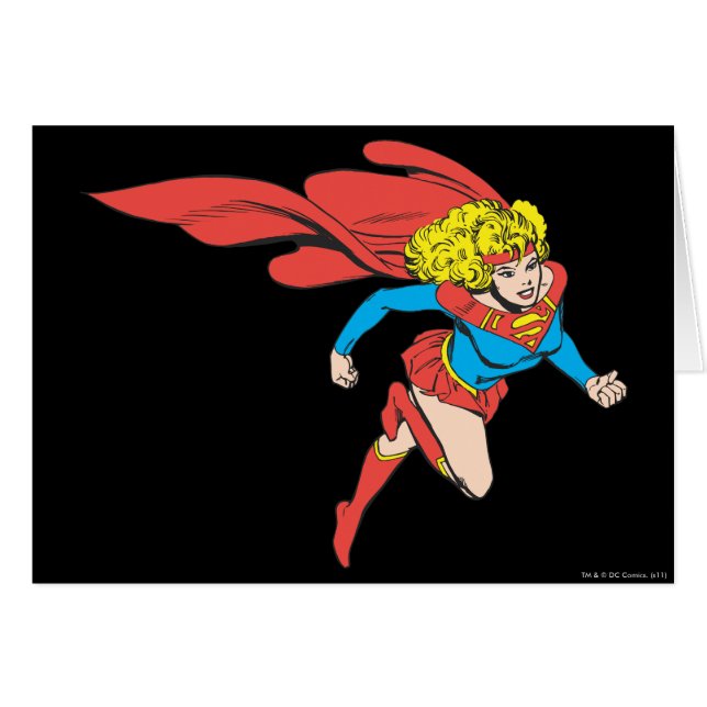 Supergirl Leaps Right (Front Horizontal)