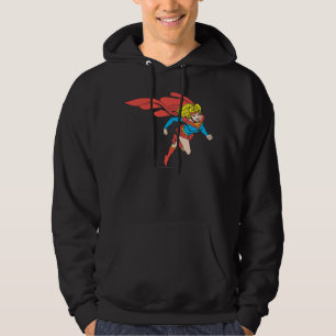 Supergirl Leaps Right Hoodie