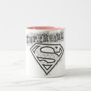 Supergirl Logo 1 Two-Tone Coffee Mug