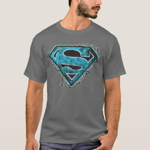 Supergirl Logo Barbed Wire and Flowers T-Shirt