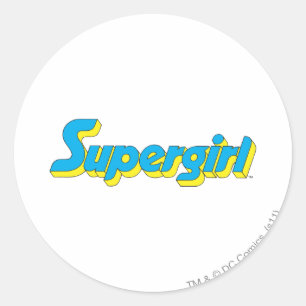 Supergirl Logo Classic Round Sticker