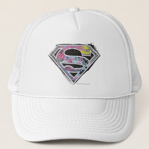 Supergirl Logo Collage Trucker Hat