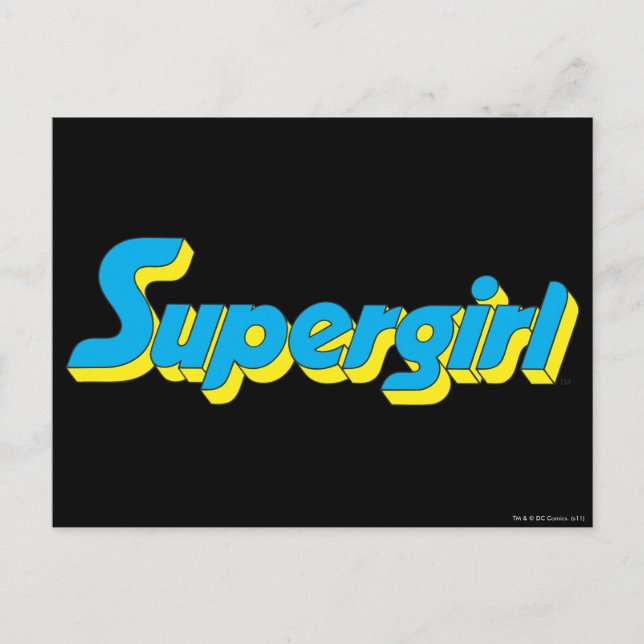 Supergirl Logo Postcard (Front)