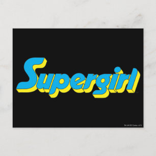Supergirl Logo Postcard