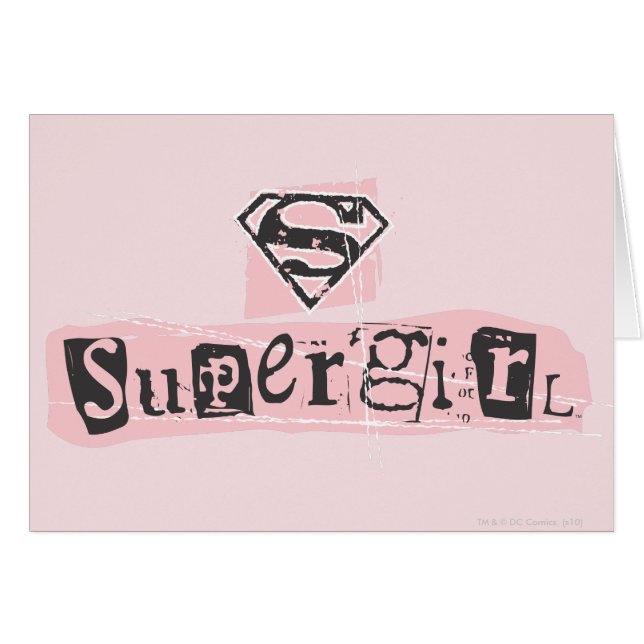 Supergirl Logo Ransom Note (Front Horizontal)