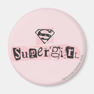 Supergirl Logo Ransom Note Magnet