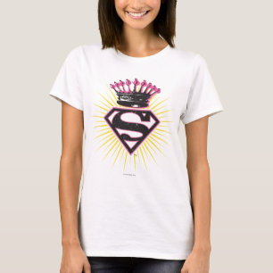Supergirl Logo with Crown T-Shirt