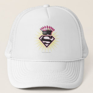 Supergirl Logo with Crown Trucker Hat