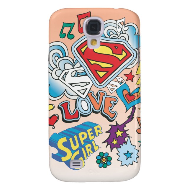 Supergirl Love Case-Mate Samsung Galaxy Case (Back)