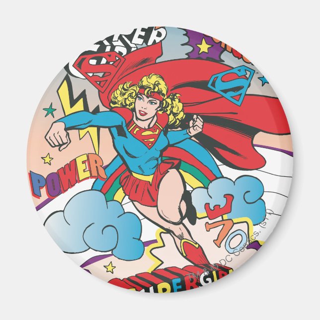 Supergirl Love Conquers Magnet (Front)