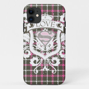 Supergirl Love Crest iPhone 11 Case