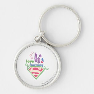Supergirl Love & Harmony Key Ring