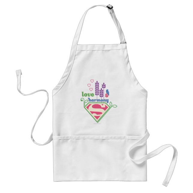 Supergirl Love & Harmony Standard Apron (Front)