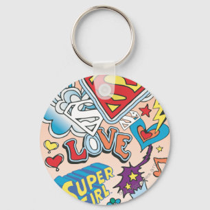 Supergirl Love Key Ring