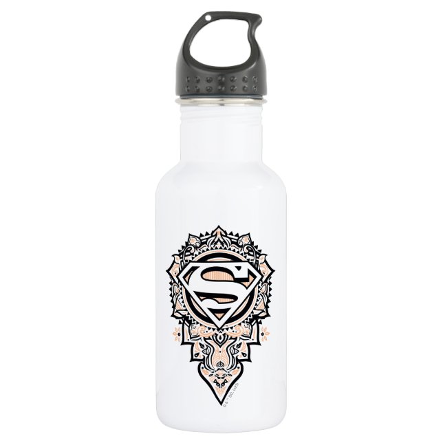 Supergirl Mandala Graphic 532 Ml Water Bottle (Front)