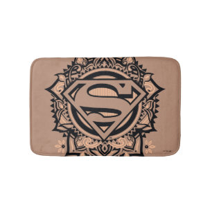 Supergirl Mandala Graphic Bath Mat