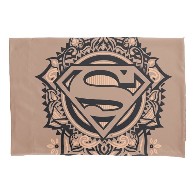 Supergirl Mandala Graphic Pillowcase (Front)
