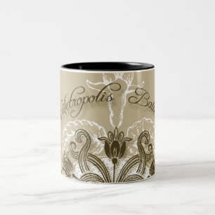Supergirl Metropolis Ballet Brown Two-Tone Coffee Mug