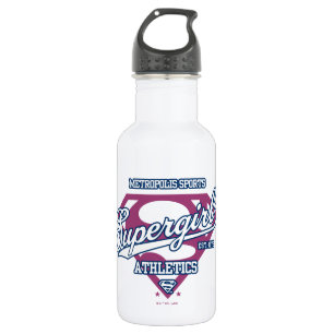 Supergirl Metropolis Sports Athletics Graphic 532 Ml Water Bottle