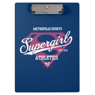 Supergirl Metropolis Sports Athletics Graphic Clipboard
