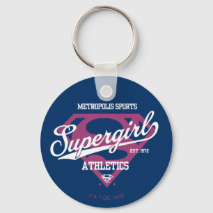 Supergirl Metropolis Sports Athletics Graphic Key Ring