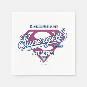 Supergirl Metropolis Sports Athletics Graphic Napkin