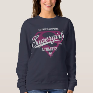 Supergirl Metropolis Sports Athletics Graphic Sweatshirt
