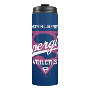 Supergirl Metropolis Sports Athletics Graphic Thermal Tumbler