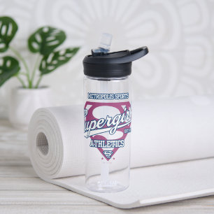 Supergirl Metropolis Sports Athletics Graphic Water Bottle