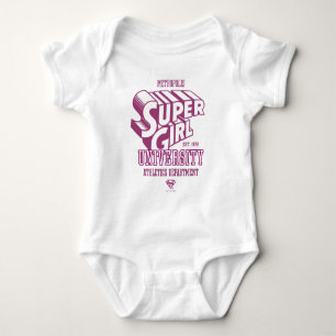 Supergirl Metropolis University Athletics Dept. Baby Bodysuit
