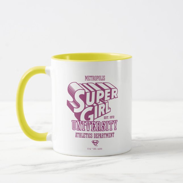Supergirl Metropolis University Athletics Dept. Mug (Left)