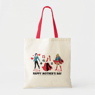 Supergirl   My Mom = My Hero Tote Bag