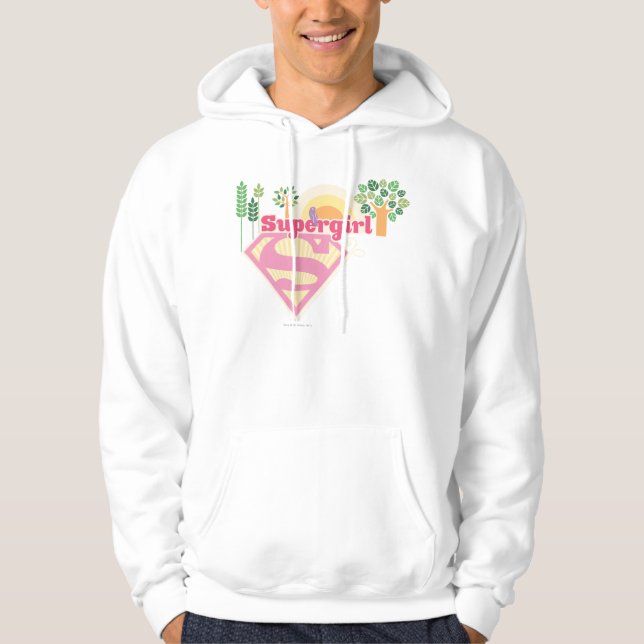 Supergirl Nature Logo Hoodie (Front)