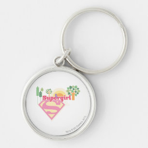 Supergirl Nature Logo Key Ring