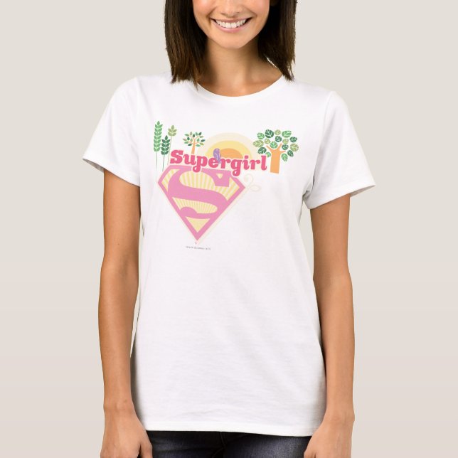 Supergirl Nature Logo T-Shirt (Front)