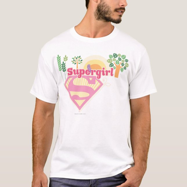 Supergirl Nature Logo T-Shirt (Front)