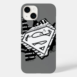 Supergirl Newsprint S-Shield Case-Mate iPhone 14 Case