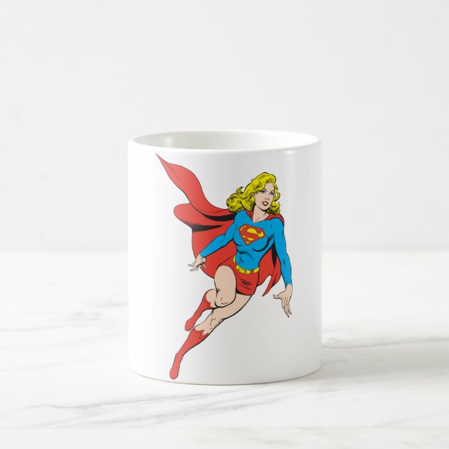 Supergirl on the Move Coffee Mug (Center)
