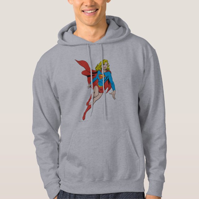 Supergirl on the Move Hoodie (Front)