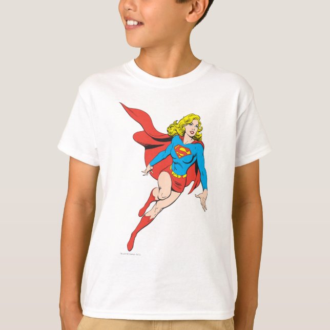 Supergirl on the Move T-Shirt (Front)