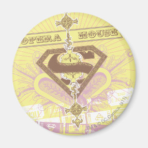 Supergirl Opera House Yellow Magnet
