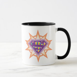 Supergirl Orange Starburst Mug